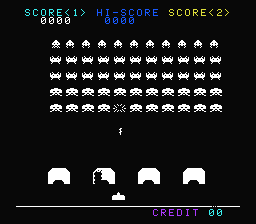 Space Invaders - The Original Game (USA) In game screenshot